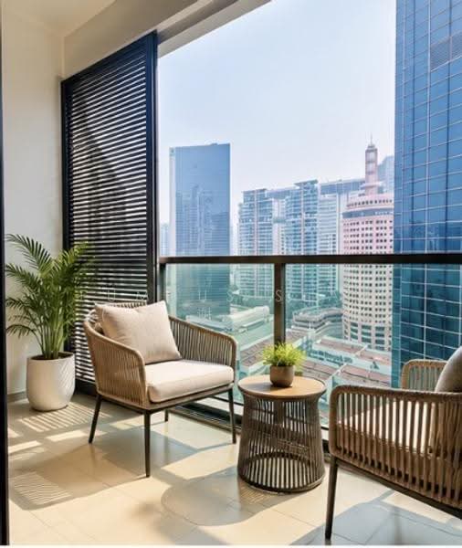 Soleil @ Sinaran, 2 Sinaran Drive, Newton / Novena, 2 Bedrooms, 958 sqft, Condominium For Sale, by Eumaus Seah ( E 谢 健 来), 500284735 - Balcony - PropertyGuru.com.sg