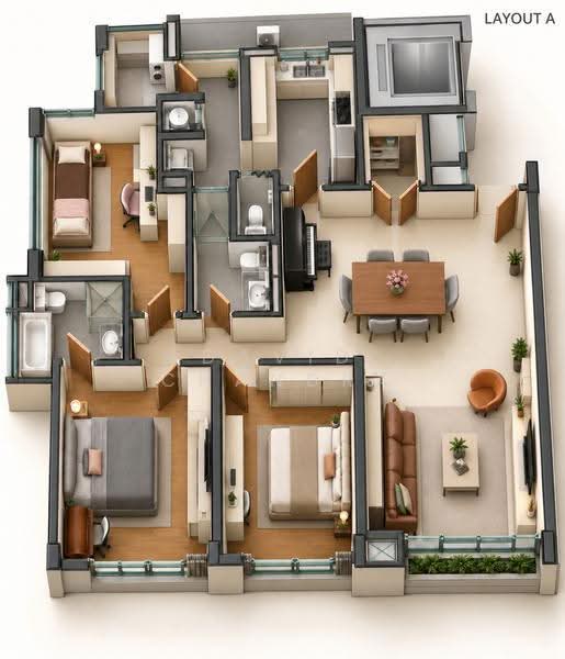 The Sunnydale, 21 Serangoon Avenue 3, Hougang / Punggol / Sengkang, 3 Bedrooms, 1,356 sqft, Condominium For Sale, by David Chandra, 500284777 - Model for Illustration Only - PropertyGuru.com.sg