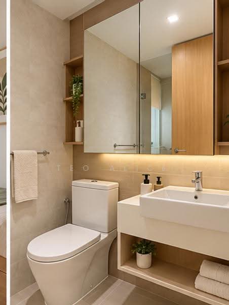 Soleil @ Sinaran, 6 Sinaran Drive, Newton / Novena, 2 Bedrooms, 958 sqft, Condominium For Sale, by Teo Alice, 500284779 - Bathroom - PropertyGuru.com.sg