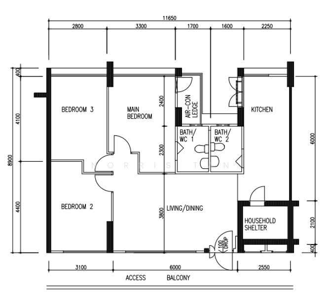 661B Jurong West Street 64, 661B Jurong West Street 64, Boon Lay / Jurong / Tuas, 3 Bedrooms, 980 sqft, HDB Flat For Sale, by Norris Tan, 500284784 - PropertyGuru.com.sg