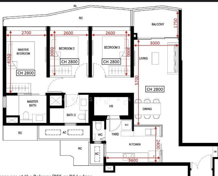 Lentor Hills Residences, Lentor Hills Road (Parcel A), Ang Mo Kio, Mandai / Upper Thomson, 3 Bedrooms, 1,109 sqft, Apartment For Sale, by Christian Oh, 500284794 - PropertyGuru.com.sg