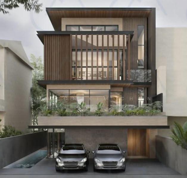 **LANDED7772@BRAND NEW LUXURIOUS SEMI-DETACHED @ SERANGOON GARDENS, Borthwick/ Bodmin/ serangoon garden way, Hougang / Punggol / Sengkang, 6 Bedrooms, 7,114 sqft, Semi-Detached House For Sale, by Sharon Kim Chan, 500284807 - Exterior - PropertyGuru.com.sg