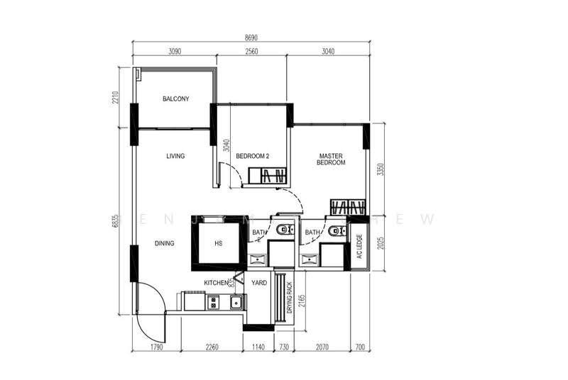 520A Tampines Central 8, 520A Tampines Central 8, Pasir Ris / Tampines, 2 Bedrooms, 667 sqft, HDB Flat For Sale, by Benjamin Chew, 500284850 - PropertyGuru.com.sg