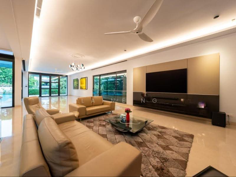 GCB ENCLAVE | LUXURIOUS BUNGALOW 9316 SQFT | BUILD UP 11000 SQFT, Holland Ewart Greenleaf Maryland Bukit Sedap Ming Teck Queen Astrid Oei Tiong Ham Garlick Brizay Raffles Binjai Eng Neo Gallop Wollerton Cluny Camden Chee Hoon Sussex ford Leedon Belmont Cornwall Bing Tong Victoria Rebecca Bukit Timah Holland Tanglin, Tanglin / Holland / Bukit Timah, 7 Bedrooms, 11,000 sqft, Bungalow House For Sale, by ELAINE NG, 500284864 - Living Room - PropertyGuru.com.sg