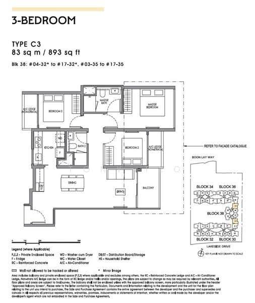 Lucerne Grand, Lakeside Drive, Boon Lay / Jurong / Tuas, 3 Bedrooms, 883 sqft, Condominium For Sale, by Tony Teo, 500284891 - PropertyGuru.com.sg