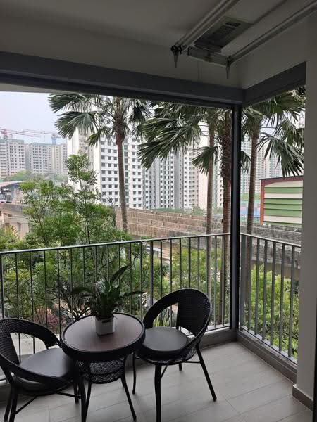 High Park Residences, 21 Fernvale Road, Seletar / Yio Chu Kang, 3 Bedrooms, 872 sqft, Condominium For Sale, by Yeo Tong Boon, 500284903 - Balcony - PropertyGuru.com.sg