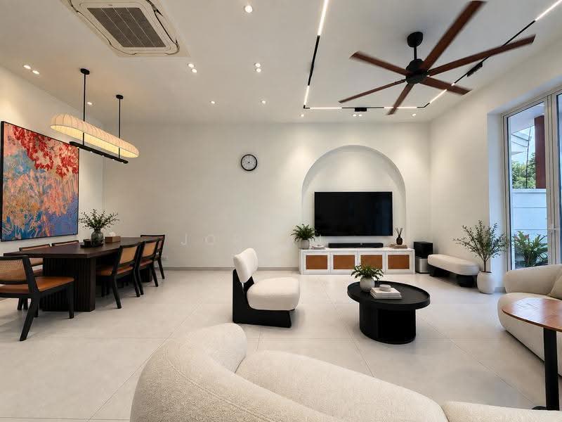 Sunrise avenue, Seletar / Yio Chu Kang, 5 Bedrooms, 3,097 sqft, Terraced House For Sale, by Jordan ., 500284926 - Living room - PropertyGuru.com.sg