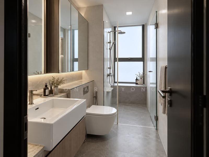 Tribeca by the Waterfront, 60 Kim Seng Road, Orchard / River Valley, 1 Bedroom, 570 sqft, Condominium For Sale, by Leonard Yong, 500284943 - Bathroom - PropertyGuru.com.sg