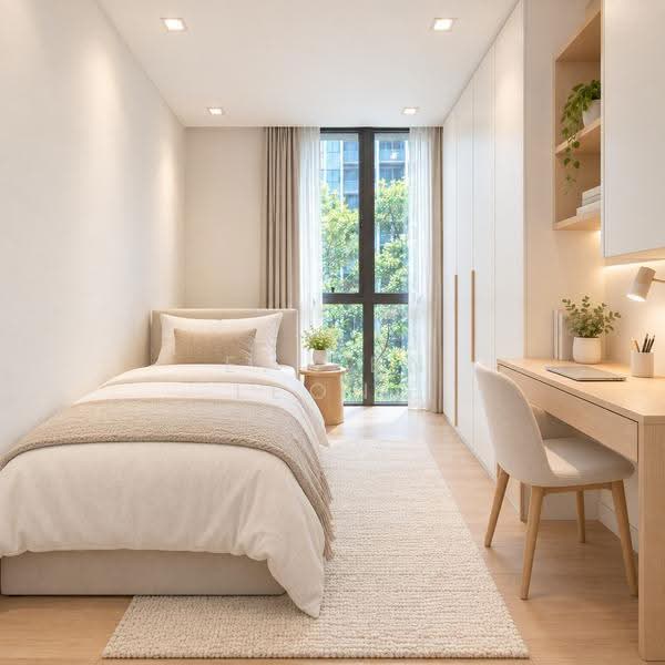 Treasure Crest, 60 Anchorvale Crescent, Hougang / Punggol / Sengkang, 3 Bedrooms, 958 sqft, Condominium For Sale, by Eileen Leong, 500284944 - Bedroom (AI Perspective for ID Use) - PropertyGuru.com.sg