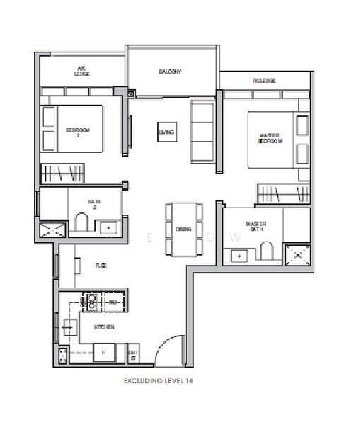 Lentor Modern, Lentor Central, Mandai / Upper Thomson, 2 Bedrooms, 732 sqft, Condominium For Rent, by Alex Ow, 500284982 - PropertyGuru.com.sg
