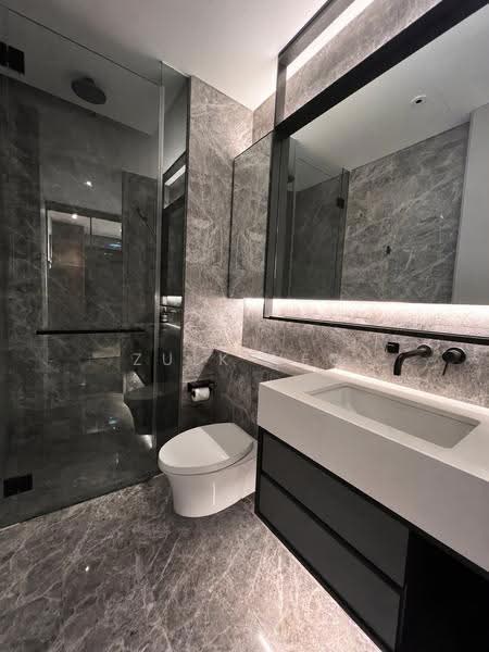 Cuscaden Reserve, 8 Cuscaden Road, Tanglin / Holland / Bukit Timah, 2 Bedrooms, 936 sqft, Condominium For Rent, by Zulk Yeo, 500284983 - Common Bathroom - PropertyGuru.com.sg