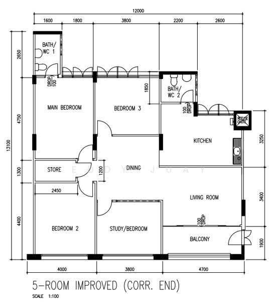 166 Bishan Street 13, 166 Bishan Street 13, Ang Mo Kio / Bishan / Thomson, 4 Bedrooms, 1,313 sqft, HDB Flat For Sale, by Teddy Juay, 500284986 - PropertyGuru.com.sg