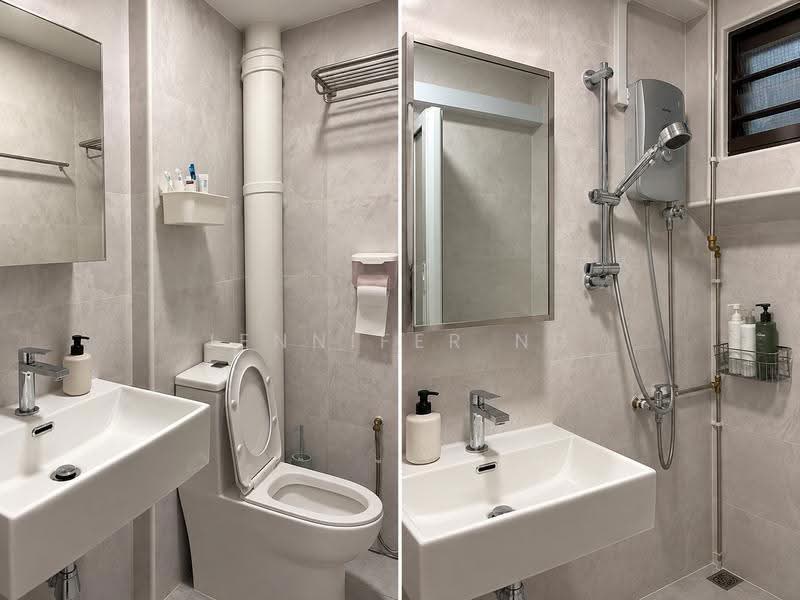 830 Hougang Central, 830 Hougang Central, Hougang / Punggol / Sengkang, 3 Bedrooms, 1,119 sqft, HDB Flat For Rent, by Jennifer Ng, 500285007 - Bathroom - PropertyGuru.com.sg