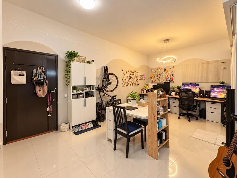 One-North Residences, 7 One-North Gateway, Buona Vista / West Coast / Clementi New Town, 2 Bedrooms, 1,012 sqft, Condominium For Sale, by Jay Loy 黎仕緯, 500285033 - Living room - PropertyGuru.com.sg
