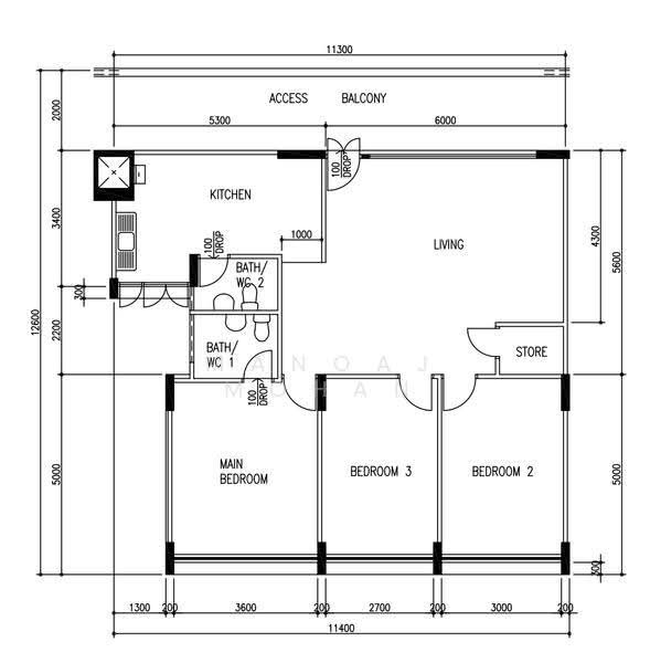 683 Tessensohn Road, 683 Tessensohn Road, Farrer Park / Serangoon Rd, 3 Bedrooms, 1,109 sqft, HDB Flat For Sale, by Manoaj Mohan, 500285299 - PropertyGuru.com.sg