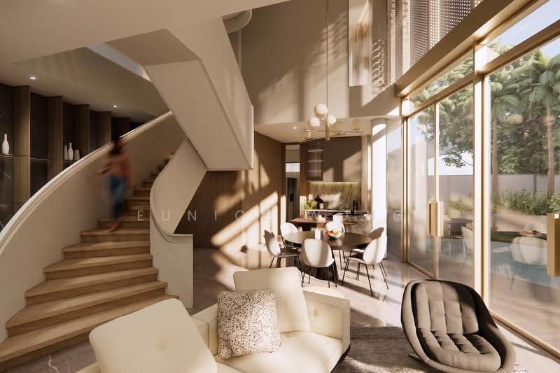 Brand-New Freehold Semi-Detached Homes in D19 | Near Bartley MRT, Hougang / Punggol / Sengkang, 6 Bedrooms, 6,910 sqft, Semi-Detached House For Sale, by Eunice Wong, 500285308 - Living Room - PropertyGuru.com.sg