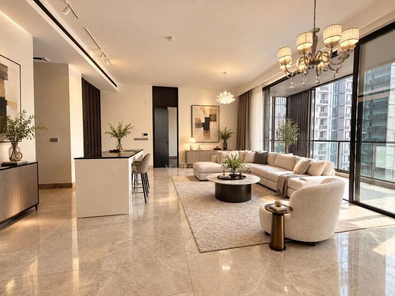 Martin Modern, 8 Martin Place, Orchard / River Valley, 4 Bedrooms, 1,733 sqft, Apartment For Rent, by Kalvin Lai, 500285374 - Living Room - PropertyGuru.com.sg