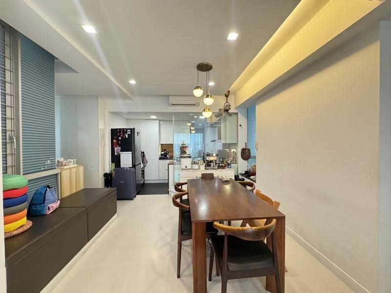 One Amber, 3 Amber Gardens, East Coast / Marine Parade, 3 Bedrooms, 1,302 sqft, Condominium For Rent, by Cerlyn Zhang, 500285405 - Dining Room - PropertyGuru.com.sg