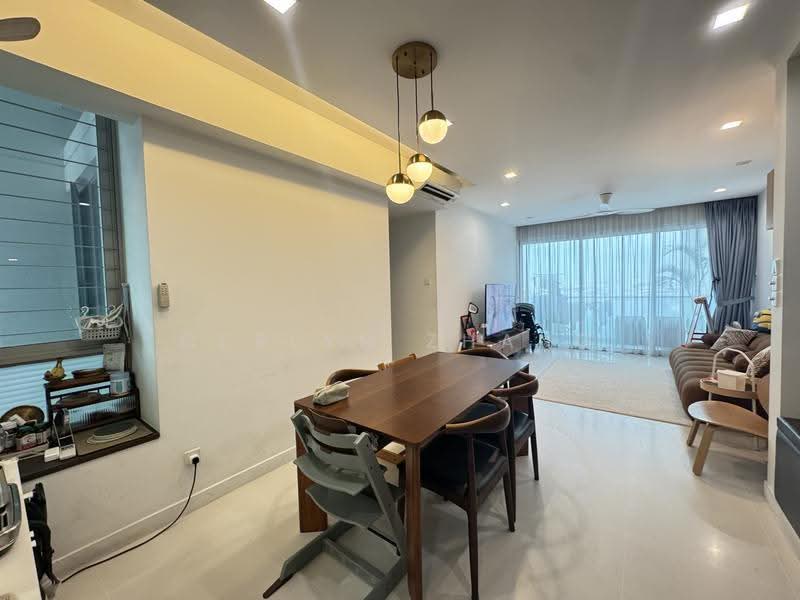 One Amber, 3 Amber Gardens, East Coast / Marine Parade, 3 Bedrooms, 1,302 sqft, Condominium For Rent, by Cerlyn Zhang, 500285405 - Living Room - PropertyGuru.com.sg