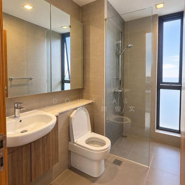 Waterbank at Dakota, 78 Dakota Crescent, Eunos / Geylang / Paya Lebar, 3 Bedrooms, 1,259 sqft, Condominium For Rent, by Douglas Chen 陈俊文, 500285544 - Bathroom - PropertyGuru.com.sg