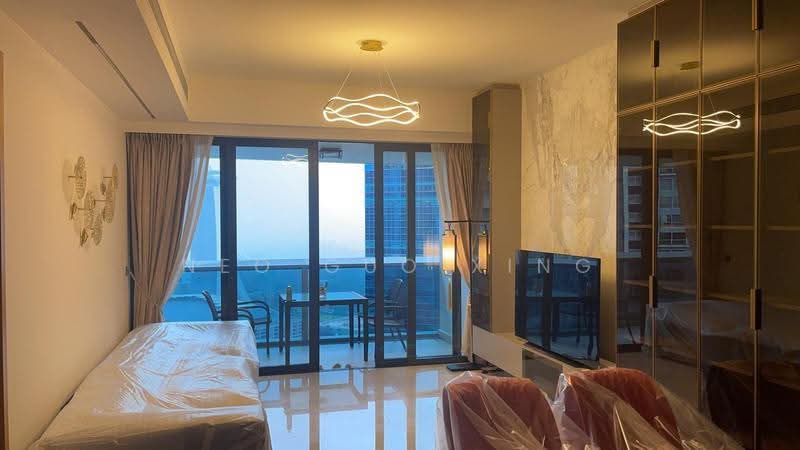 Marina Bay Suites, 3 Central Boulevard, Boat Quay / Raffles Place / Marina, 3 Bedrooms, 1,593 sqft, Apartment For Sale, by Neo Guo Xing, 500285546 - Living Room - PropertyGuru.com.sg