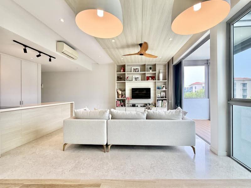Ferraria Park Condo, 8 Flora Drive, Changi Airport / Changi Village, 3 Bedrooms, 1,378 sqft, Condominium For Sale, by Jayden Teoh, 500285559 - Living Room - PropertyGuru.com.sg