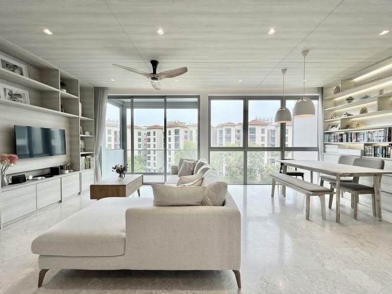 Ferraria Park Condo, 8 Flora Drive, Changi Airport / Changi Village, 3 Bedrooms, 1,378 sqft, Condominium For Sale, by Jayden Teoh, 500285559 - Living Room - PropertyGuru.com.sg