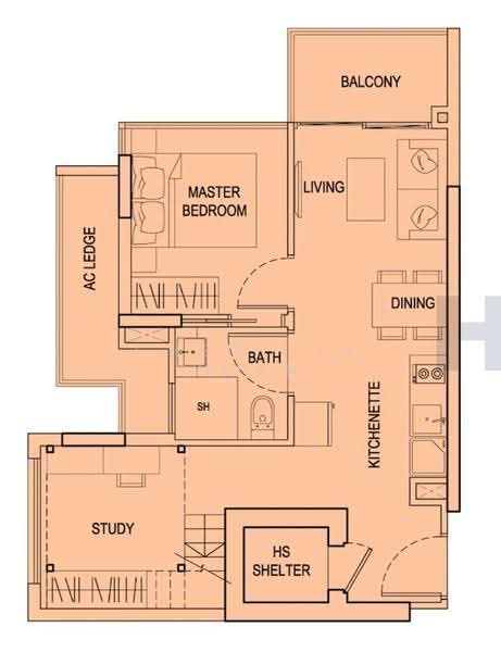 Urban Vista, 2 Tanah Merah Kechil Link, Bedok / Upper East Coast, 2 Bedrooms, 560 sqft, Condominium For Sale, by Chew Lih Yuan, 500285600 - PropertyGuru.com.sg