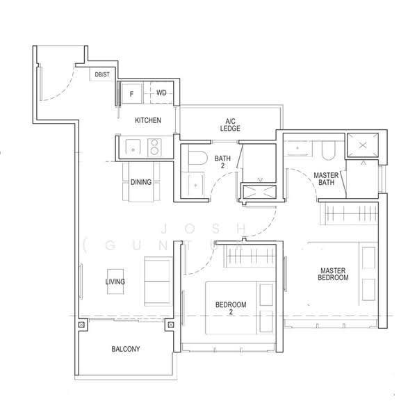 Irwell Hill Residences, 2 Irwell Hill, Orchard / River Valley, 2 Bedrooms, 678 sqft, Apartment For Sale, by Josh (Guntur Gazali Lukito), 500285645 - PropertyGuru.com.sg