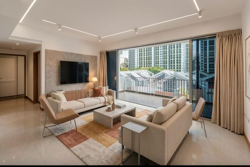 Woodhaven, 71 Woodgrove Avenue, Admiralty / Woodlands, 3 Bedrooms, 1,119 sqft, Condominium For Sale, by Ray Lim, 500285825 - Living Room - PropertyGuru.com.sg