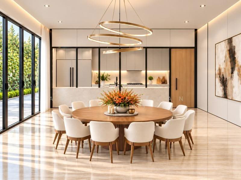The Raintree | 5m Grand Living Ceiling | 8,516sqft Built, Jalan Kebaya, Holland Grove, Mount Sinai, Tanglin / Holland / Bukit Timah, 5 Bedrooms, 8,516 sqft, Semi-Detached House For Sale, by Ang Teck Kuan (Teck), 500285834 - Dining Room - PropertyGuru.com.sg