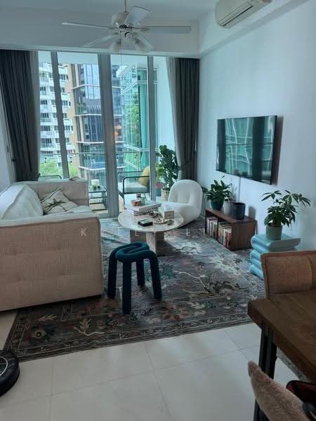 The Vermont On Cairnhill, 12 Cairnhill Rise, Orchard / River Valley, 2 Bedrooms, 872 sqft, Apartment For Rent, by Kelly Lin, 500285868 - Living Room - PropertyGuru.com.sg