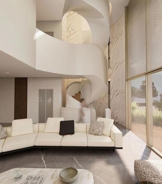 Jalan Lokam, Tai Keng Gdns, Upper Paya Lebar Road, Hougang / Punggol / Sengkang, 6 Bedrooms, 6,910 sqft, Semi-Detached House For Sale, by Gary Zhuo 卓俊伟, 500285875 - Living Room - PropertyGuru.com.sg