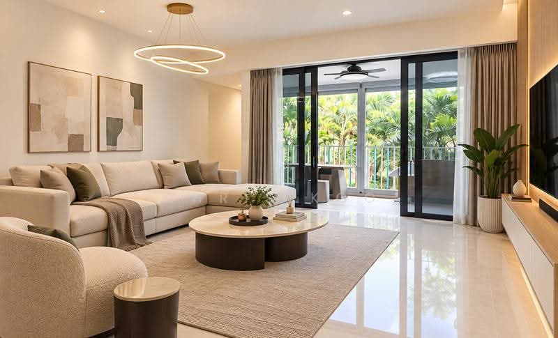 The Jovell, 13 Flora Drive, Changi Airport / Changi Village, 3 Bedrooms, 904 sqft, Condominium For Sale, by Chris Koo, 500285904 - Living Room - PropertyGuru.com.sg