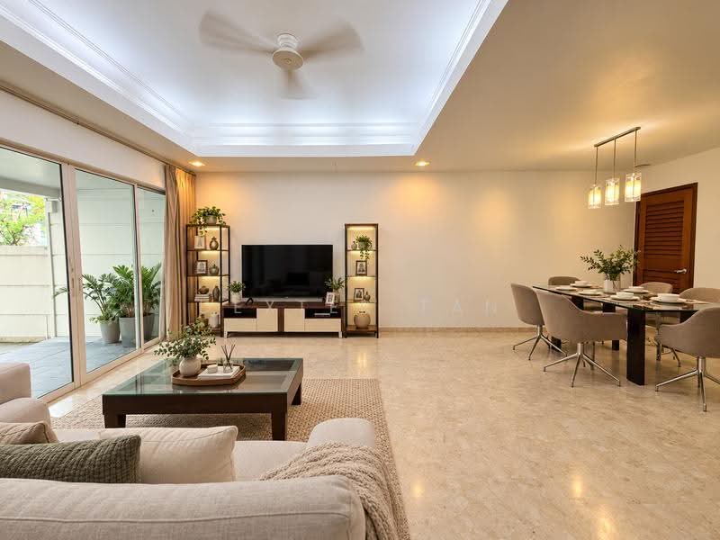 Teacher's Housing Estate, Omar Khayyam Avenue, Mandai / Upper Thomson, 5 Bedrooms, 3,860 sqft, Terraced House For Sale, by Dexter Tan, 500285963 - Living Room - PropertyGuru.com.sg