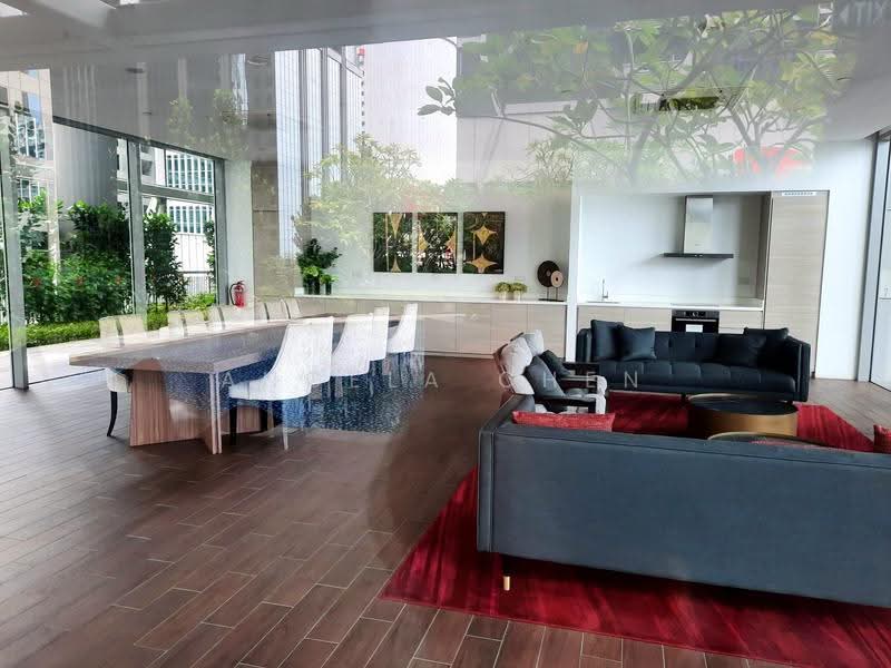 V on Shenton, 5A Shenton Way, Boat Quay / Raffles Place / Marina, 1 Bedroom, 474 sqft, Condominium For Rent, by Angela Chen, 500286009 - Living Room - PropertyGuru.com.sg
