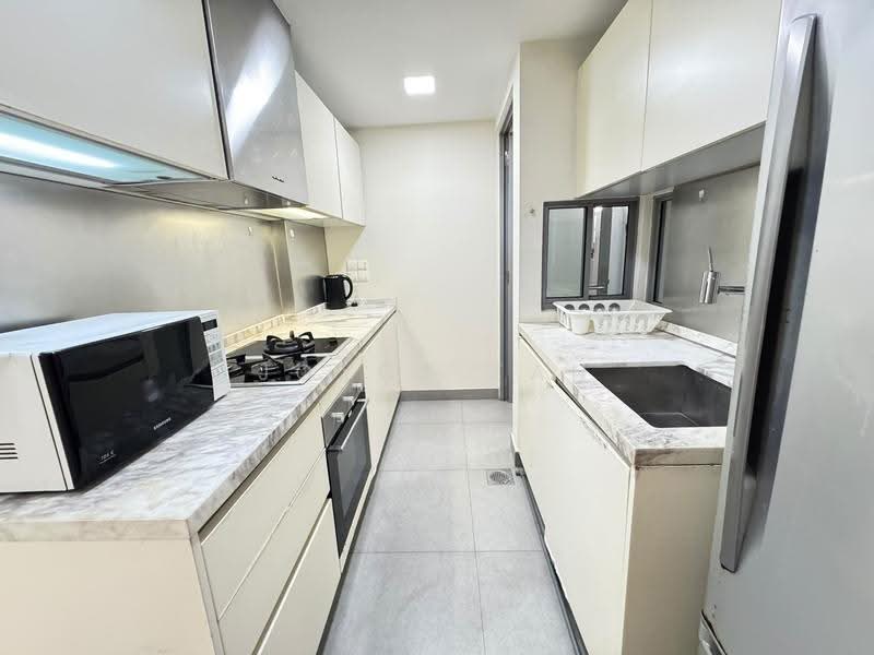Atrium Residence, lor 28, Eunos / Geylang / Paya Lebar, Room Rental, 180 sqft, Condominium For Rent, by Joyce Tan, 500286010 - Kitchen - PropertyGuru.com.sg