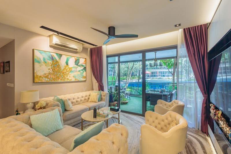 Parc Olympia, 64 Flora Drive, Changi Airport / Changi Village, 4 Bedrooms, 1,733 sqft, Condominium For Sale, by Blven Chan, 500286118 - Living Room - PropertyGuru.com.sg
