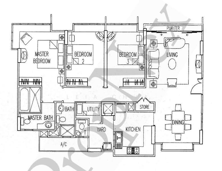 The Linc, 7 Lincoln Road, Newton / Novena, 3 Bedrooms, 1,281 sqft, Condominium For Rent, by Leia Chua, 500286155 - PropertyGuru.com.sg