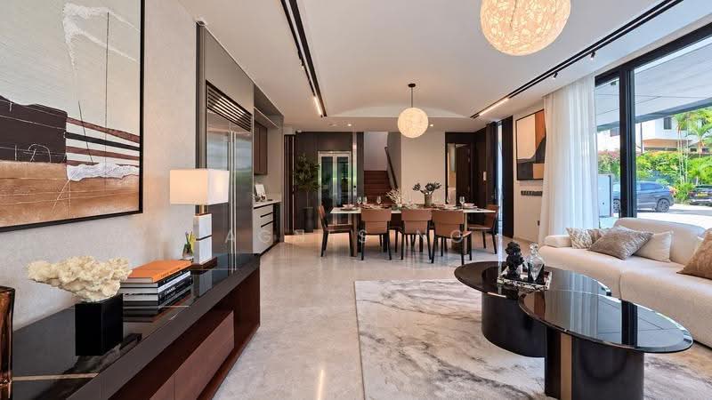 **LANDED7772** BRAND NEW SEMI-DETACHED NEAR SWISS VIEW, Clementi Park / Upper Bukit Timah, 5 Bedrooms, 5,436 sqft, Semi-Detached House For Sale, by Agnes Ng, 500286176 - Living Room - PropertyGuru.com.sg