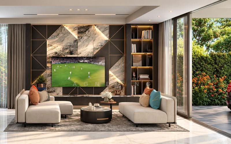 **LANDED7772** BRAND NEW SEMI-DETACHED AT TERRACE PRICE!, Changi Airport / Changi Village, 5 Bedrooms, 4,166 sqft, Semi-Detached House For Sale, by Agnes Ng, 500286186 - Living Room - PropertyGuru.com.sg