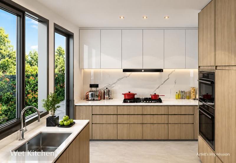 **LANDED7772** BRAND NEW SEMI-DETACHED AT TERRACE PRICE!, Changi Airport / Changi Village, 5 Bedrooms, 4,166 sqft, Semi-Detached House For Sale, by Agnes Ng, 500286186 - Kitchen - PropertyGuru.com.sg