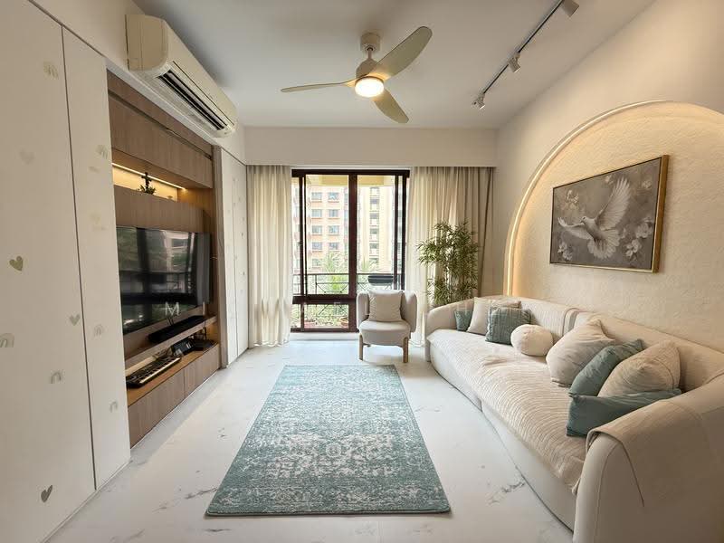 Tropical Spring, 31 Simei Street 4, Pasir Ris / Tampines, 4 Bedrooms, 1,528 sqft, Condominium For Sale, by Michael Chen, 500286198 - Living Room - PropertyGuru.com.sg