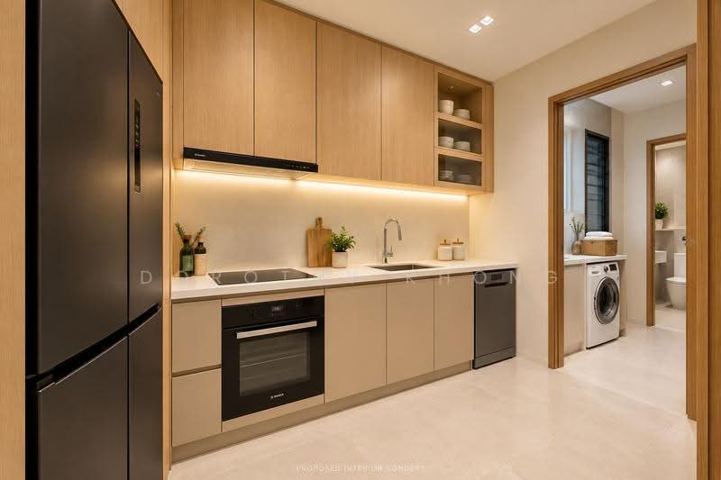 Only $24xx PSF 5BR Freehold Joo Chiat Penthouse!!, East Coast / Marine Parade, 5 Bedrooms, 1,571 sqft, Apartment For Sale, by Dorothy Khong, 500286327 - Kitchen - PropertyGuru.com.sg