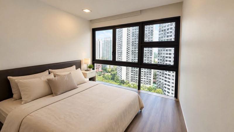 Lush Acres, Sengkang West Way/Fernvale, Seletar / Yio Chu Kang, 3 Bedrooms, 1,055 sqft, Executive Condominium For Sale, by Charles Zhuang, 500286333 - Bedroom - PropertyGuru.com.sg