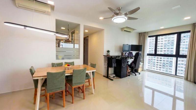 Lush Acres, Sengkang West Way/Fernvale, Seletar / Yio Chu Kang, 3 Bedrooms, 1,055 sqft, Executive Condominium For Sale, by Charles Zhuang, 500286333 - Dining Room - PropertyGuru.com.sg