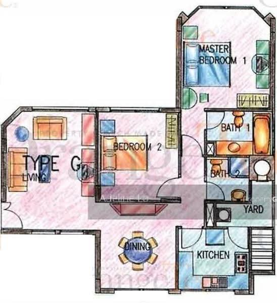 Condo in Mariam Way, near Flora Drive, Flora Road, Mariam Way. Flora Drive. Flora Road. Upper Changi Road, Changi Airport / Changi Village, 2 Bedrooms, 1,011 sqft, Condominium For Rent, by Alan Koh, 500286351 - PropertyGuru.com.sg