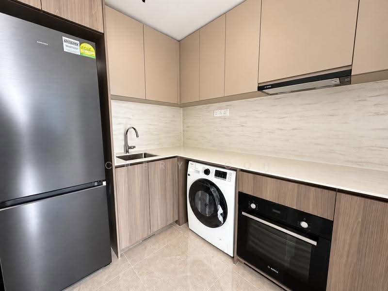 Hillock Green, 22-28 Lentor Central, Mandai / Upper Thomson, 2 Bedrooms, 624 sqft, Condominium For Rent, by Cheryl Goh, 500286383 - Kitchen - PropertyGuru.com.sg