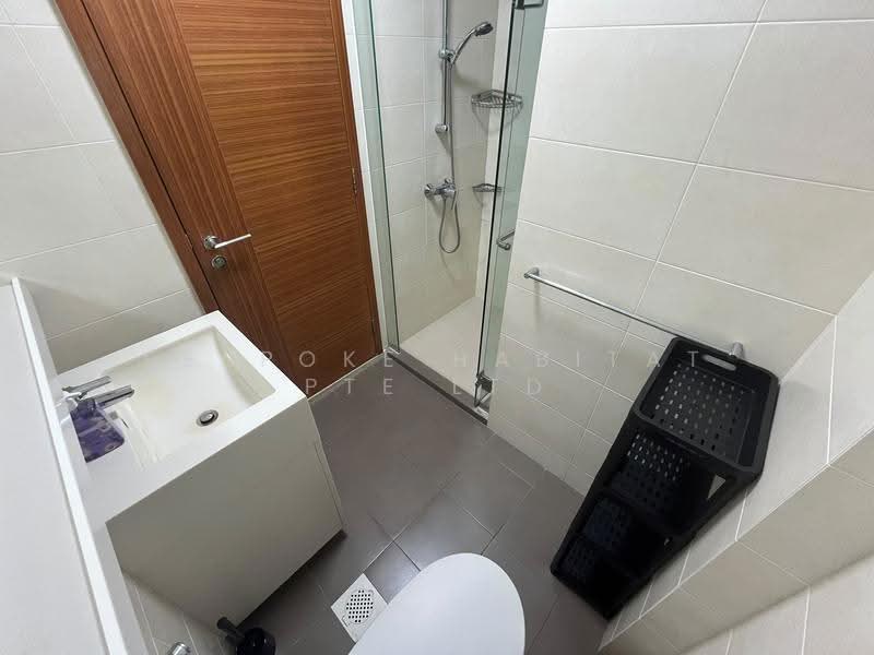The Grandhill, 39 Pasir Panjang Hill, Buona Vista / West Coast / Clementi New Town, Room Rental, 100 sqft, Condominium For Rent, by Bespoke Habitat Pte Ltd, 500286405 - 03-09 Common Bathroom - PropertyGuru.com.sg