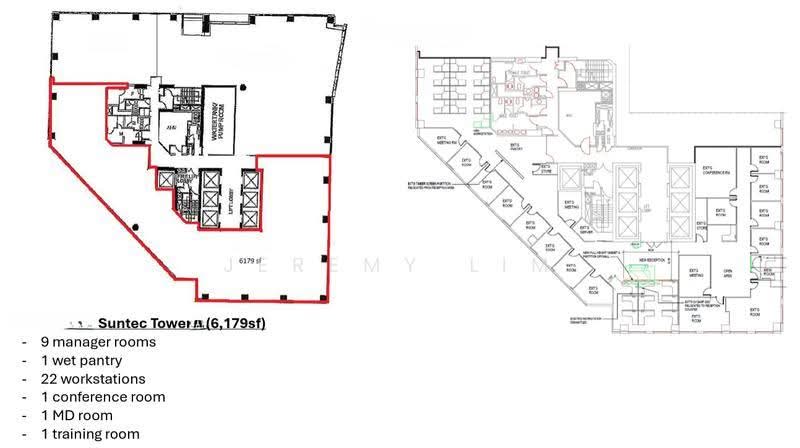 Suntec City Tower, 6 Temasek Boulevard, Boat Quay / Raffles Place / Marina, 6,179 sqft, Office For Rent, by Jeremy Lim, 500286449 - CommercialGuru.com.sg